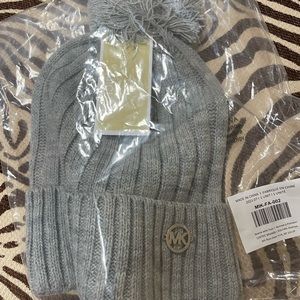 MK Michael KORS  grey beanie. New in unopened bag